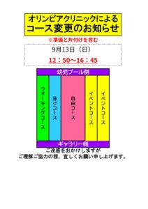 オリンピアコース変更のサムネイル